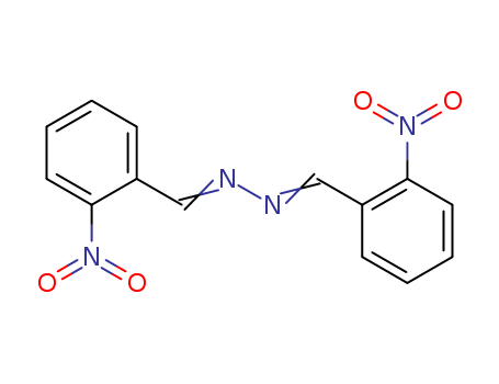 1929-19-7,1,2-Bis(2-nitrobenzylidene)hydrazine,Bis-(2-nitro-benzyliden)-hydrazin;N,N'-bis-(2-nitro-benzylidene)-hydrazine;bis-(2-nitro-benzylidene)-hydrazine;1,2-Bis(2-nitrobenzylidene)hydrazine;2-nitrobenzaldehyde N-[-(2-nitrophenyl)methylidene]hydrazone;Bis-(2-nitro-benzal)-hydrazin;