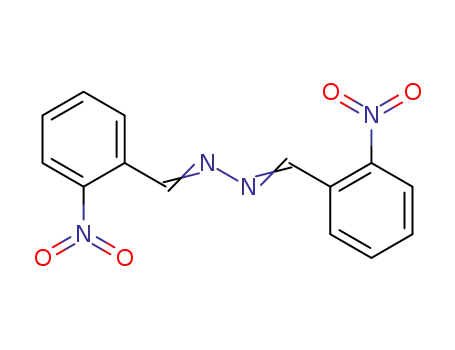 Molecular Structure of 1929-19-7 (1,2-Bis(2-nitrobenzylidene)hydrazine)