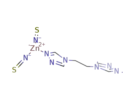 catena-[(μ2-1,2-bis(1,2,4-triazol-4-yl)ethane-κN1:κN1')-bis(isothiocyanato-κN)-zinc(II)]