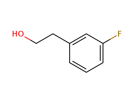 Molecular Structure of 52059-53-7 (3-Fluorophenethyl alcohol)