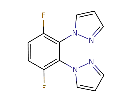 1,4-difluoro-2,3-bis(pyrazol-1-yl)benzene