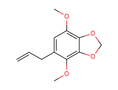 Molecular Structure of 523-80-8 (4,7-DIMETHOXY-5-(2-PROPANYL)-1,3-BENZODIOXOLE)