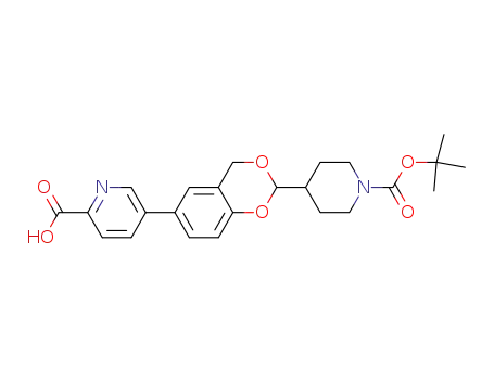 5-{2-[1-(tert-butoxycarbonyl)piperidin-4-yl]-4H-1,3-benzodioxin-6-yl}pyridine-2-carboxylic acid