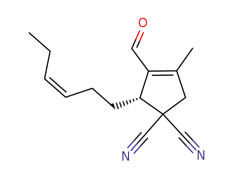 (S,Z)-3-formyl-2-(hex-3-enyl)-4-methylcyclopent-3-ene-1,1-dicarbonitrile