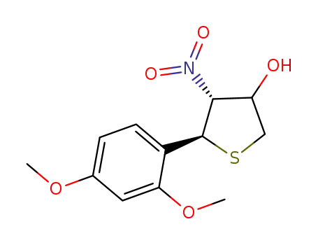 5-(2,4-dimethoxyphenyl)-4-nitrotetrahydrothiophen-3-ol