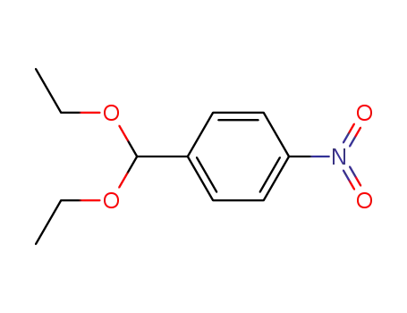 Molecular Structure of 2403-62-5 (1-(diethoxymethyl)-4-nitrobenzene)