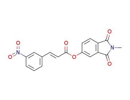 2-methylisoindole-1,3-dion-5-yl (E)-3-(3-nitrophenyl) acrylate