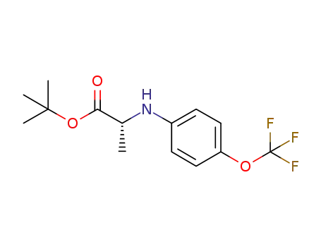 (-)-tert-butyl 2-((4-(trifluoromethoxy)phenyl)amino)propanoate