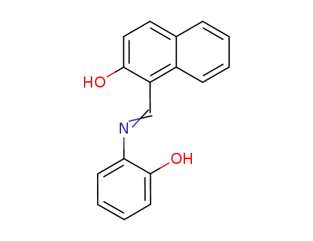Molecular Structure of 894-93-9 (1-[[(2-hydroxyphenyl)imino]methyl]-2-naphthol)