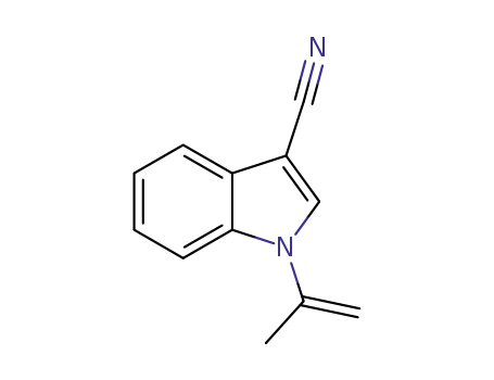 1-(prop-1-en-2-yl)-1H-indole-3-carbonitrile