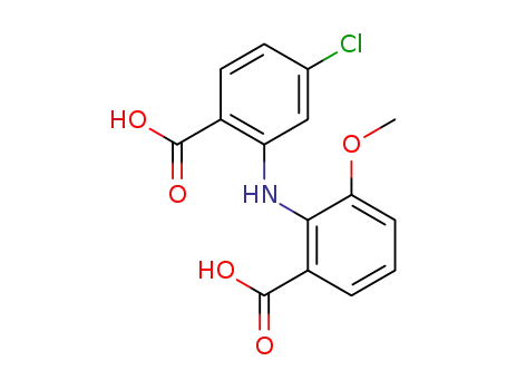 2-((2-carboxy-5-chlorophenyl)amino)-3-methoxybenzoic acid