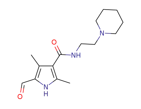 5-formyl-2,4-dimethyl-N-(2-( piperidin-1-yl)-ethyl)-1H-pyrrole-3-carboxamide