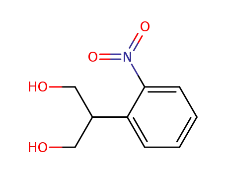 Molecular Structure of 15121-85-4 (1,3-Propanediol, 2-(2-nitrophenyl)-)