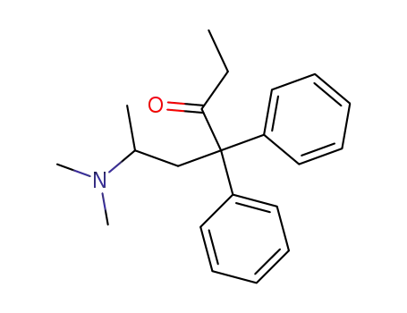 Molecular Structure of 76-99-3 ((+/-)-METHADONE)