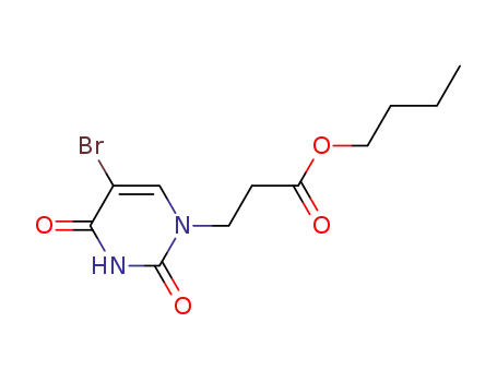 3-(5-bromo-2,4-dioxo-3,4-dihydro-2H-pyrimidin-1-yl)propionic acid butyl ester