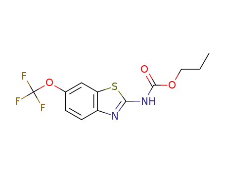 (6-trifluoromethoxy-benzothiazol-2-yl)-carbamic acid propyl ester