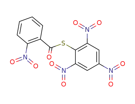 2,4,6-trinitrophenyl ester of 2-nitrobenzenecarbothioic acid