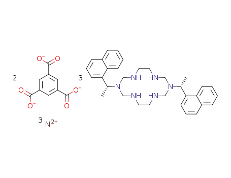 [Ni(1,8-di((R)-α-methylnaphthyl)-1,3,6,8,10,13-hexaazacyclotetradecane)]3[C6H3(COO)3]2
