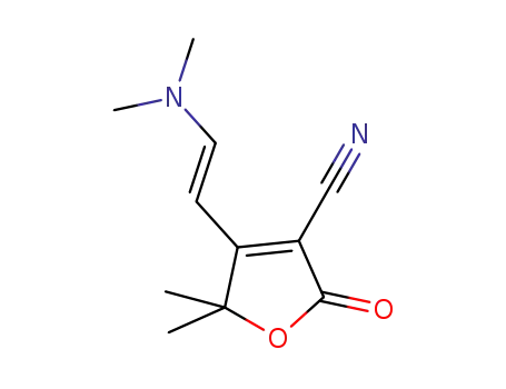 4-((E)-2-(dimethylamino)vinyl)-5,5-dimethyl-2-oxo-2,5-dihydrofuran-3-carbonitrile