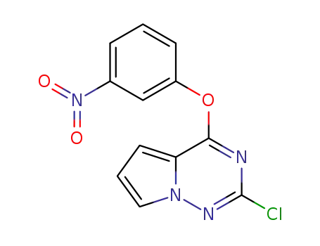 2-chloro-4-(3-nitrophenoxy)pyrrolo[2,1-f][1,2,4]triazine