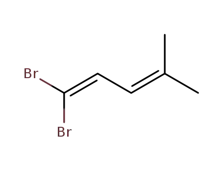 Molecular Structure of 64305-70-0 (1,3-Pentadiene, 1,1-dibromo-4-methyl-)