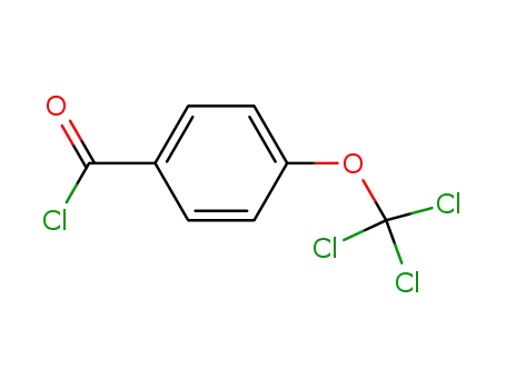 Molecular Structure of 36823-89-9 (4-(trichloromethoxy)benzoyl chloride)