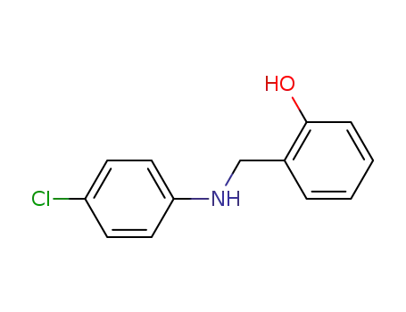 Molecular Structure of 7193-94-4 (2-[(4-chloroanilino)methyl]phenol)