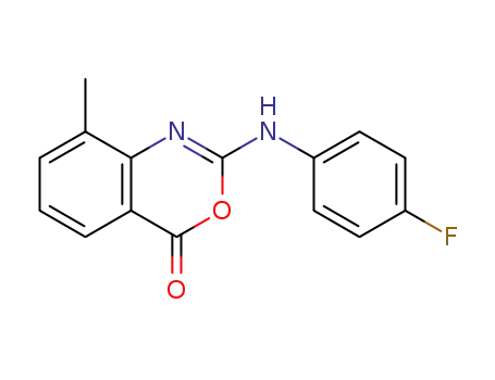 2-(4-fluorophenylamino)-8-methyl-4H-benzo[d][1,3]oxazin-4-one