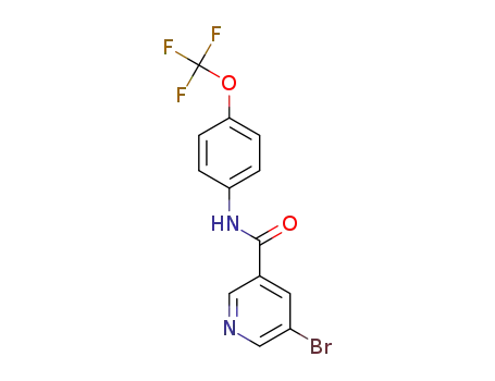 5-bromo-N-[4-(trifluoromethoxy)phenyl]pyridine-3-carboxamide