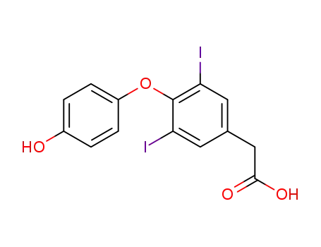 4-(4-Hydroxyphenoxy)-3,5-diiodophenylacetic acid