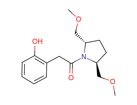 1-[(2S,5S)-2,5-bis(methoxymethyl)pyrrolidin-1-yl]-2-(2-hydroxyphenyl)ethanone