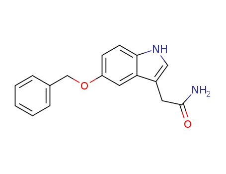 1H-Indole-3-acetamide,5-(phenylmethoxy)- cas  5933-28-8