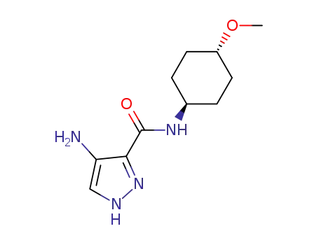 4-amino-N-(4-methoxycyclohexyl)-1H-pyrazole-3-carboxamide