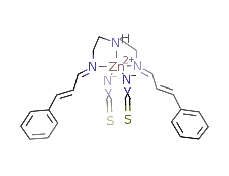 Zn((E)-N1-((E)-3-phenylallylidene)-N2-(2-((E)-((E)-3-phenylallylidene) amino)ethyl)ethane-1,2-diamine)NCS2