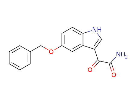 1H-Indole-3-acetamide, a-oxo-5-(phenylmethoxy)-