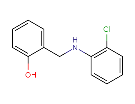 Molecular Structure of 7166-37-2 (2-[(2-CHLORO-PHENYLAMINO)-METHYL]-PHENOL)
