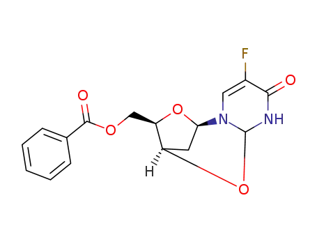 2,3'-anhydro-5'-O-benzoyl-5-fluoro-2'-deoxvuridine