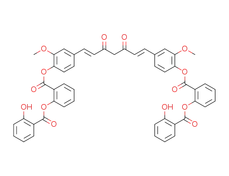 ((1E,6E)-3,5-dioxohepta-1,6-diene-1,7-diyl)bis(2-methoxy-4,1-phenylene) bis(2-((2-hydroxybenzoyl)oxy)benzoate)