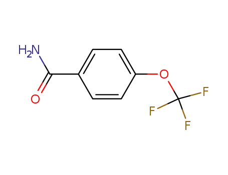 Molecular Structure of 456-71-3 (4-(TRIFLUOROMETHOXY)BENZAMIDE)