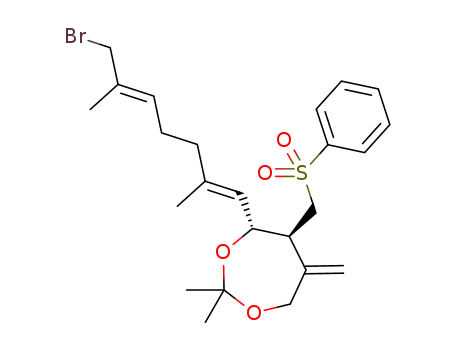 (4R,5S)-4-((1E,5E)-7-bromo-2,6-dimethylhepta-1,5-dien-1-yl)-2,2-dimethyl-6-methylene-5-((phenylsulfonyl)methyl)-1,3-dioxepane