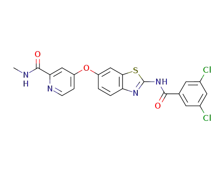 4-((2-(3,5-dichlorobenzamido)benzo[d]thiazol-6-yl)oxy)-N-methylpicolinamide
