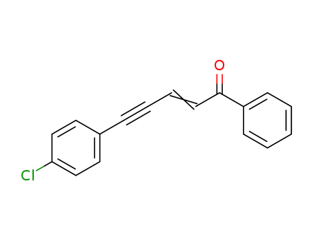 5-(4-chlorophenyl)-1-phenylpent-2-en-4-yn-1-one