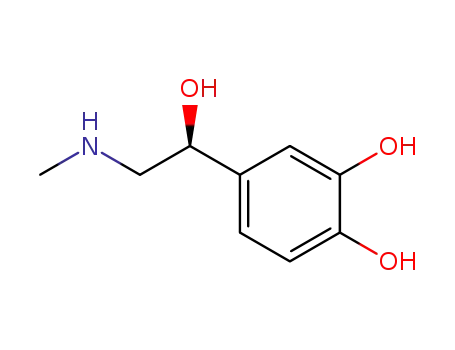 Molecular Structure of 150-05-0 ((S)-4-[1-hydroxy-2-(methylamino)ethyl]pyrocatechol)