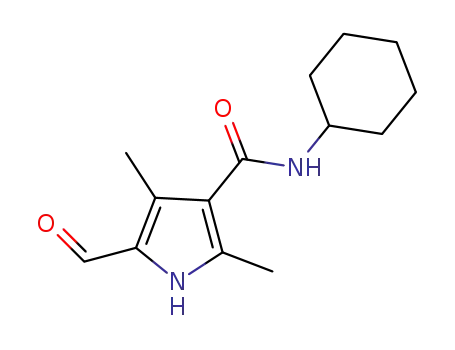 N-cyclohexyl-5-formyl-2,4-dimethyl-1H-pyrrole-3-carboxamide