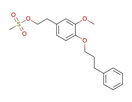 3-methoxy-4-(3-phenylpropoxy)phenethyl methanesulfonate