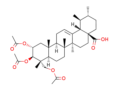 2α,3β,24-triacetyloxy-urs-12-en-28-oic acid
