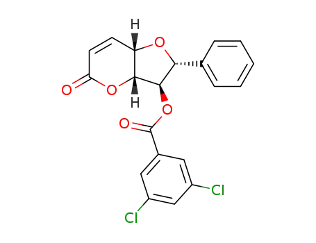 (2R,3R,3aR,7aS)-5-oxo-2-phenyl-3,3a,5,7a-tetrahydro-2H-furo[3,2-b]pyran-3-yl 3,5-dichlorobenzoate