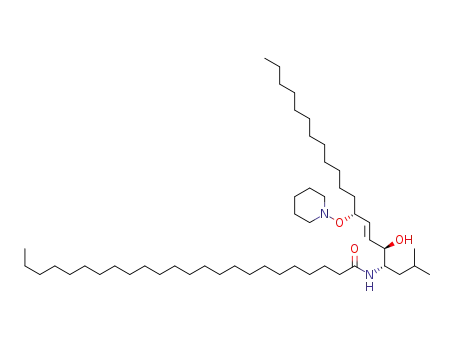 N-((4S,5R,8R,E)-5-hydroxy-2-methyl-8-(piperidin-1-yloxy)icos-6-en-4-yl)tetracosanamide