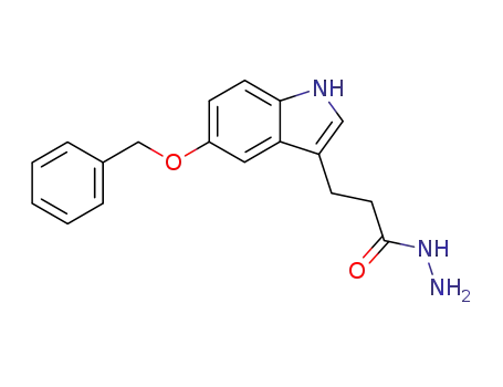 3-(5-benzyloxy-indol-3-yl)-propionic acid hydrazide