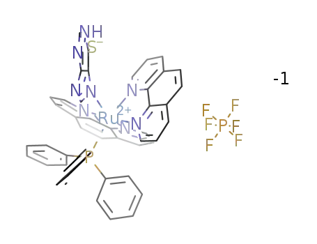 [Ru(phenanthroline)2(triphenylphosphine)(6-mercaptopurine)]PF6